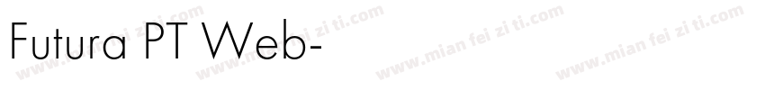 Futura PT Web字体转换